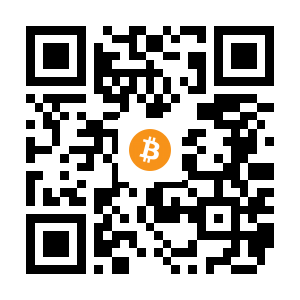 bitcoin:3HPFkWoXE2k9GyguuN3oSncAwzF8m75uYK black Bitcoin QR code