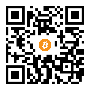 bitcoin:3HRhtrnVtfDWBS95mCPzAaT5bbqfTgxCYv black Bitcoin QR code