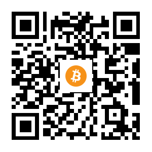 bitcoin:3HVRRR4pLPouox7VAgrarzpnAKVcSVBdnv black Bitcoin QR code