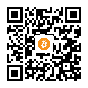 bitcoin:3HWPz2i5SPjAaTMdsBaAND5CWrDUmYm96J black Bitcoin QR code
