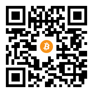 bitcoin:3HcTdRcCMywL6ihCh2AGme3dNwEgkVLLpy black Bitcoin QR code