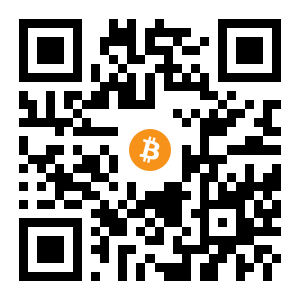 bitcoin:3HdevzAQsd5C7dUsoK7Gs5yHQD3TuwVsuc black Bitcoin QR code