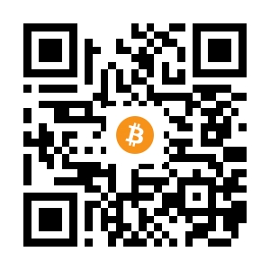 bitcoin:3HgFHDg8AbvXfRrpNY186fC34hyFt13UQW black Bitcoin QR code