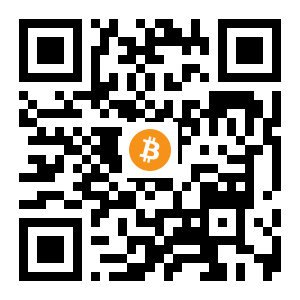 bitcoin:3HiPDpae389Dyj1BP26ZJpLwVAR6GT1GMG black Bitcoin QR code