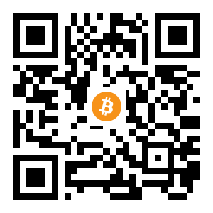 bitcoin:3HkW5WrmYYzCDc9QHXVyj5u24cQ59uMV2b black Bitcoin QR code