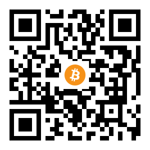 bitcoin:3HsUNUxo7VPftZkDku665Z5AQ9SXnNAbEQ black Bitcoin QR code