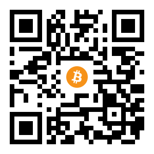 bitcoin:3HvpuBZ84UnspP2d6LXMXoGKwsJSudnUUf black Bitcoin QR code