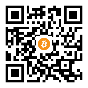bitcoin:3Hw6PXjYDns6npV4a2h66Xk4viJjMaxrqd black Bitcoin QR code