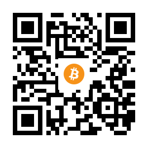 bitcoin:3HwJfWF5pqx37HZg7Mh788HBhuCbprg8Ad black Bitcoin QR code