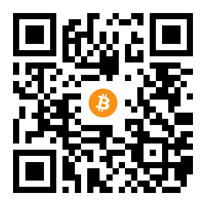 bitcoin:3HzQRr42ewcPFisPQqigdba8zPTzhSrGGq black Bitcoin QR code