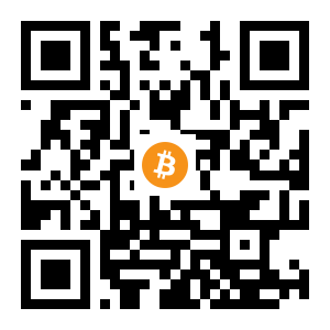 bitcoin:3J7A4wKoUKbiDtVXgEPFow2TrAJzgbYEce black Bitcoin QR code