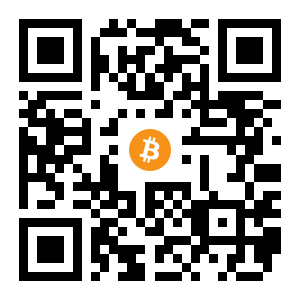 bitcoin:3JCAfeTGGyTmw2zN1Frg6rXgW1ayFkcquS black Bitcoin QR code