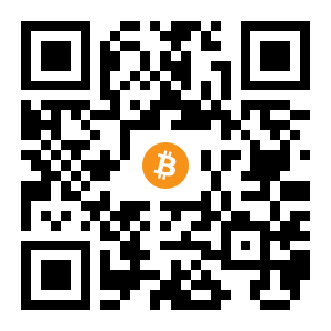bitcoin:3JEx3GvUtCKEmb8TkcJ2c4CixaqYLSjaLD black Bitcoin QR code