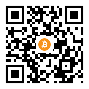 bitcoin:3JGTd1m5MF6ccSu59S77Fzj9U4pWqx4h1S black Bitcoin QR code