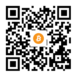 bitcoin:3JHGy416BAbRLUe7aJnM6LX3eMVvJmrbom black Bitcoin QR code