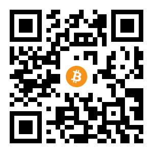 bitcoin:3JJFqcskJTxDy7yAG8feBQ7giJzUFrEsCi black Bitcoin QR code