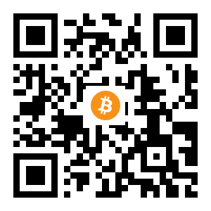 bitcoin:3JKvKVX57vTtQcLBt43VE7bHaGNxkCPBc2 black Bitcoin QR code