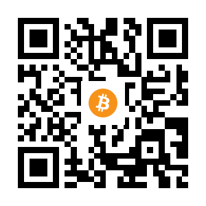 bitcoin:3JQUthz7F2p1Fabr52XmP3MbVK5k2Gjy1q black Bitcoin QR code