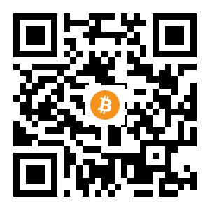 bitcoin:3JQpRApYTxD7xGpJinTfaMVAKBbqBGivVE black Bitcoin QR code