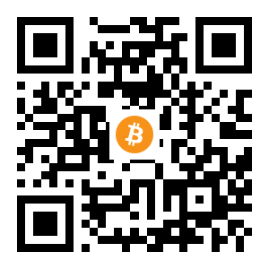 bitcoin:3JSDHLVUP71zvZjE3jRWk21FQjURWZbDUU black Bitcoin QR code