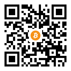 bitcoin:3JUjcwgx6oY9ogryE8K8fhd9TVMwT7dbBp black Bitcoin QR code