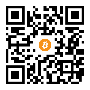 bitcoin:3JWRTSuRvYoqamJ7y4fa57CyL1cbtQvMia black Bitcoin QR code