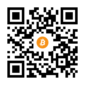 bitcoin:3JZPpbsDaeBcqEAMsFk8yL4W8EyipTcfig black Bitcoin QR code