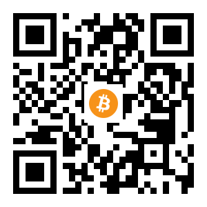 bitcoin:3JhXCivADqp31azDyEYEnLMwFboNFXhxPk black Bitcoin QR code