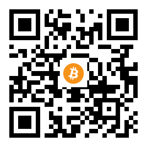 bitcoin:3Jk6cPRjucXk37Lqjd2riNmPVC8khzhfXC black Bitcoin QR code