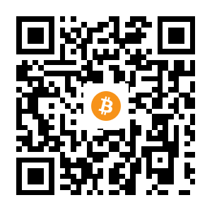 bitcoin:3JkWGj9Bwyy59Ap6313rY7d7vXz8LZu1fS black Bitcoin QR code
