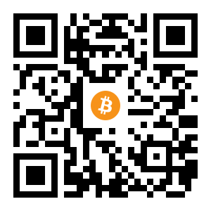 bitcoin:3JrkSLtL4bFH6GYcpnYAfudba6r4SfWEbp black Bitcoin QR code