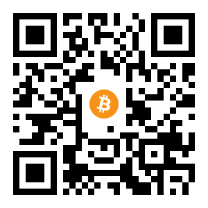 bitcoin:3Jx8FxhArnoSPn3jF5uC65ohNxkExzddAU black Bitcoin QR code