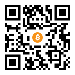 bitcoin:3K8f2Eus8M4tYvtnzJ8apPNikL1htm7Vno black Bitcoin QR code