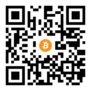 bitcoin:3K9gKpW75ag5wStuGBrnoPFdEEg3UQ1o1n black Bitcoin QR code