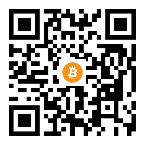 bitcoin:3KACauEyDw3quGYSqHJDQ42ckwHbiWcniV black Bitcoin QR code