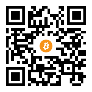 bitcoin:3KLFakFUUZVNY3u8C4Z7d8Sgs44AEUYX1E black Bitcoin QR code