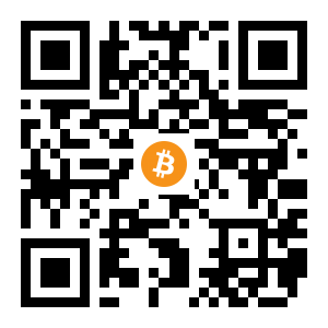 bitcoin:3KWizaURUWPHWUV3GVSVzYDthGs7SZgC4N black Bitcoin QR code