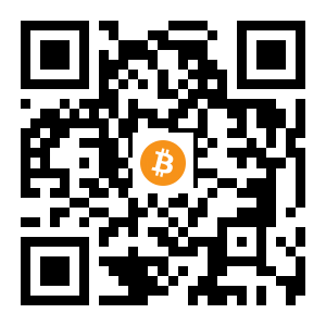 bitcoin:3KWwR4PuJaoF6AjsLH7MEFJx3ABeVtUDCE black Bitcoin QR code
