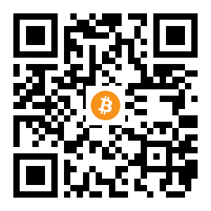 bitcoin:3KjgrRhEz769wHoLZKMeUQxVX8SsNEzhrF black Bitcoin QR code