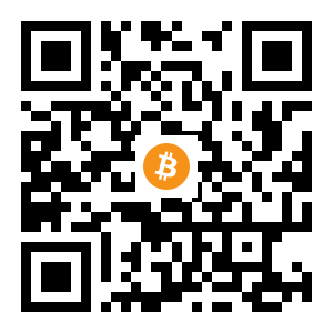 bitcoin:3KnTbggR8d194GmKUFmph3xmYbzB2vhyjm black Bitcoin QR code