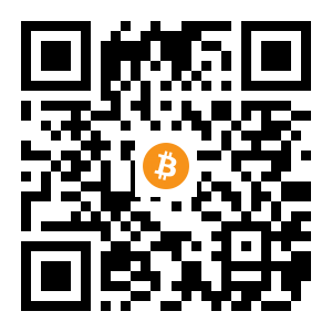 bitcoin:3Krt6Qkyy93awbkwN7N6mZvNNJXAB8X71c black Bitcoin QR code