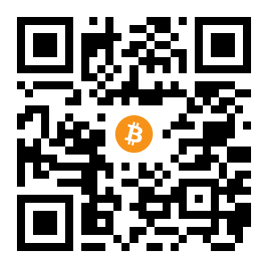 bitcoin:3KucrFyed14pibK3oqVr3zqLuYKfdYznza black Bitcoin QR code