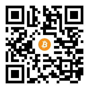 bitcoin:3KvGAbu9ffcxUzi32nM9kBk6Xa5V5AtHdE black Bitcoin QR code
