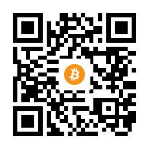 bitcoin:3KwPoNu1FxihhyRKjv1VG6C3FPy8vgjyse black Bitcoin QR code