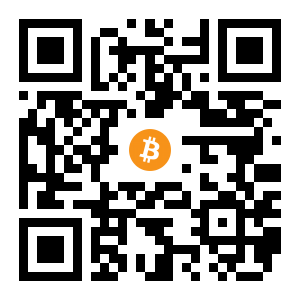 bitcoin:3LAdZdS3EQEexwTNeG65LUq9jnTftu4Gcg black Bitcoin QR code