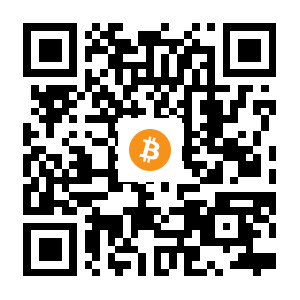 bitcoin:3LQBKD598U6jRoWGoSABBUiiQfnQAUNKMk black Bitcoin QR code
