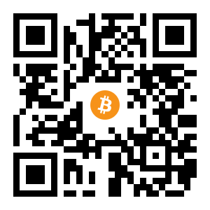 bitcoin:3LW7fVh38YkMQicBM7448VeqRQZkZWbuhC black Bitcoin QR code