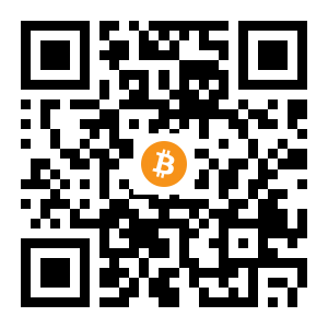 bitcoin:3Lb8TqjvYKjYiuY1qgMCg8oSidCx36JWCT black Bitcoin QR code