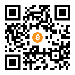 bitcoin:3LcJByimPGsRmJmesJLVca4WaxxQ8XS6Ku black Bitcoin QR code
