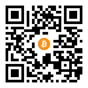 bitcoin:3LfXVNDvCwctwfKn5NAHWejUf48VksewAS black Bitcoin QR code